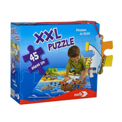 Noris - Piratenpuzzel 45 Stukken XXL - Puzzels - Internationale Editie - Puzzels