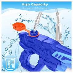 ODS - Buitenspeelgoed - Splashmatic Pompactie Waterpistool - 8m Bereik - 6+ Jaar