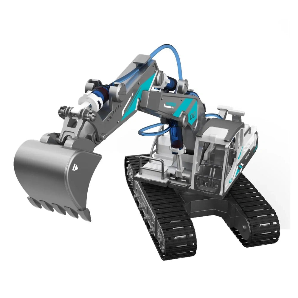 ODS - Speelgoedvoertuigen - DIY 3-in-1 Hydraulische Graafmachine - 8+ Jaar