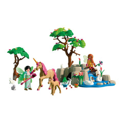 PLAYMOBIL - Fairies' Day Trip - Toy Playsets - Age +4 - Unicorn Playset 72067 - 80772067