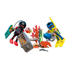 PLAYMOBIL - Politie Duiker met Schat - Speelsets - +4 - Onderwater Avontuur - 72078 - 80772078