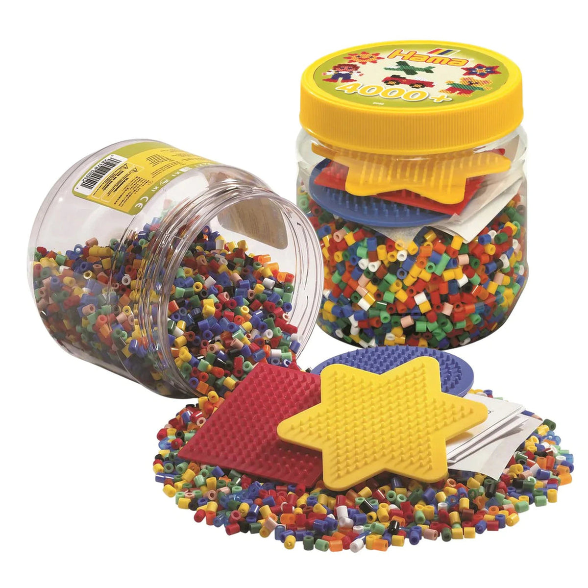 Pet Hama Strijkkralen Set in Pot 4000 Stuks.
