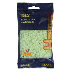 Pet Hama Iron-on Beads - Glow in the Dark (055) 1000 Pcs.