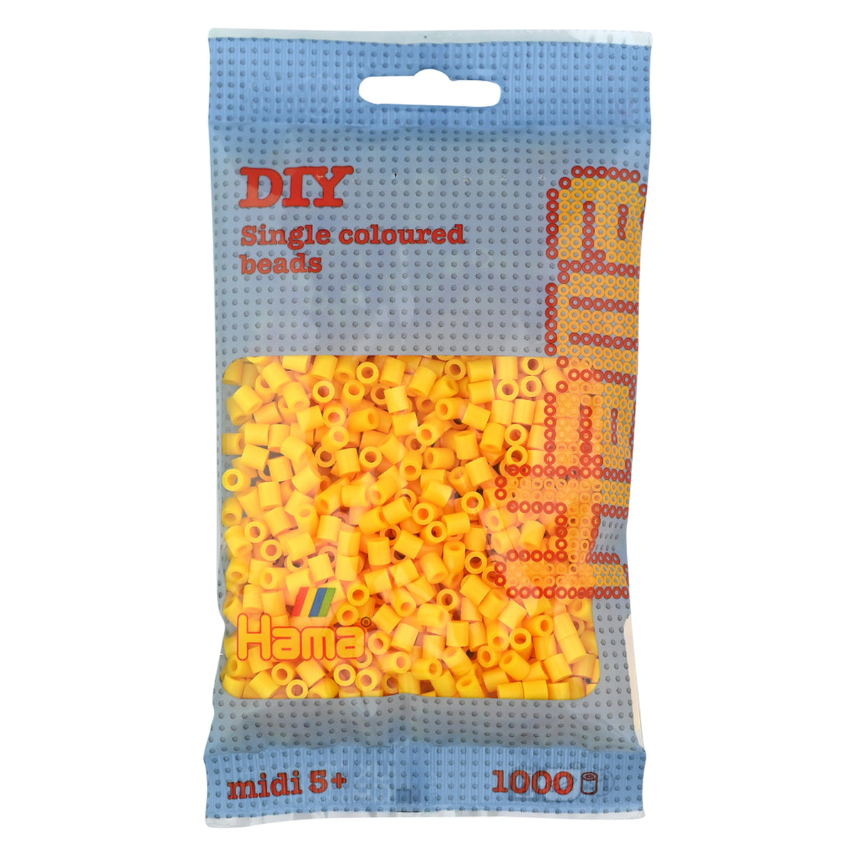 Pet Hama Strijkkralen - Geel (03) 1000 Stuks.