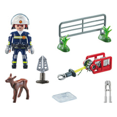 Playmobil Actiehelden Dierenbescherming Brandweer - 71467