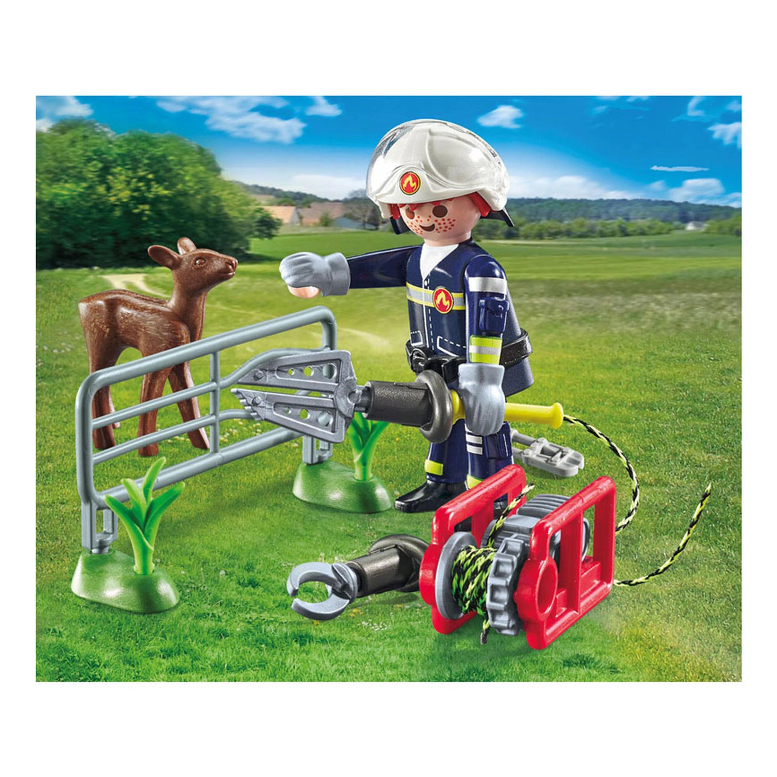 Playmobil Actiehelden Dierenbescherming Brandweer - 71467