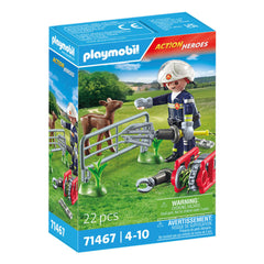 Playmobil Actiehelden Dierenbescherming Brandweer - 71467