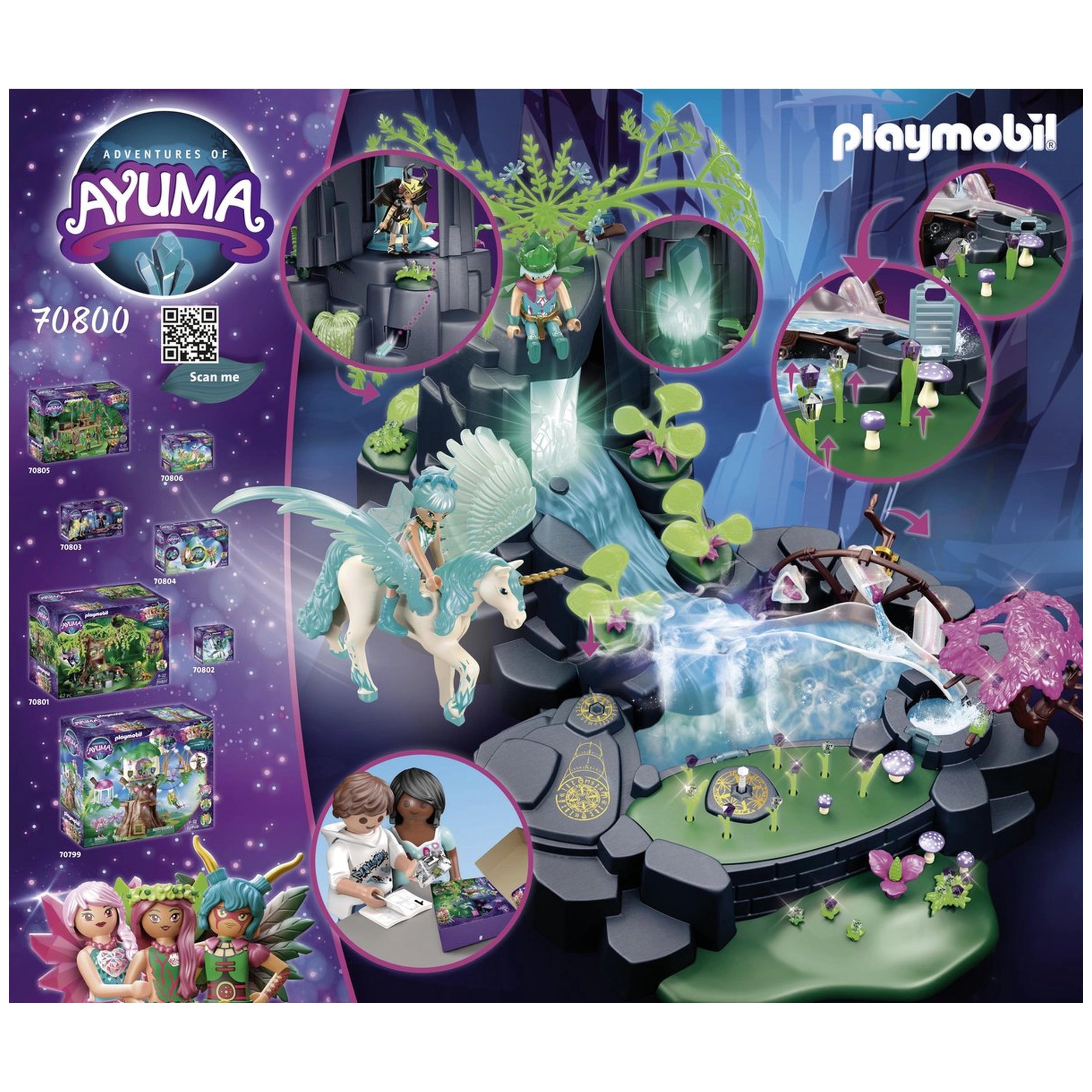 Playmobil Adventures Of Ayuma Magical Energy Source With Fairies - 70800