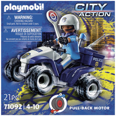 Playmobil City Action Police Speed Quad - 71092