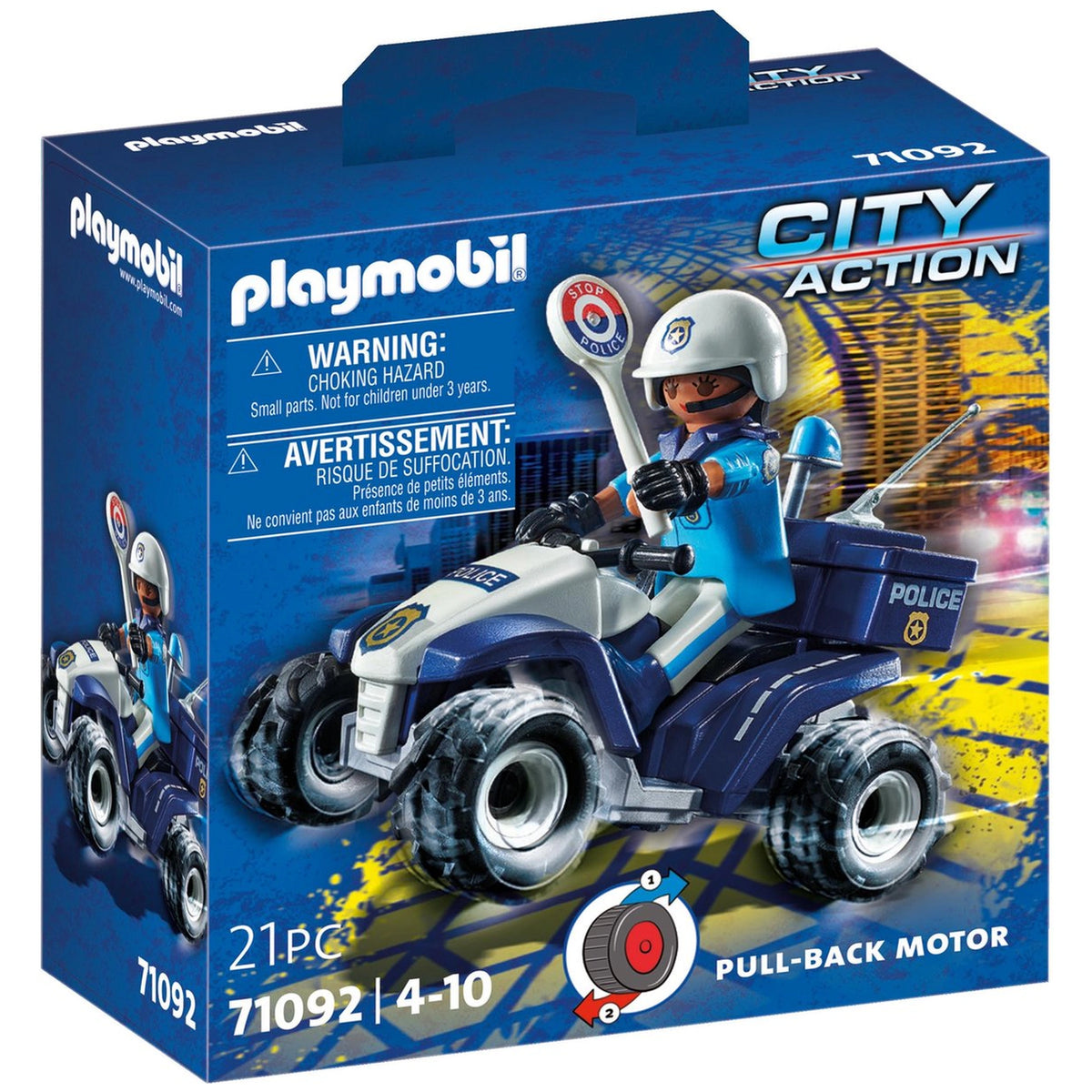 Playmobil City Action Police Speed Quad - 71092