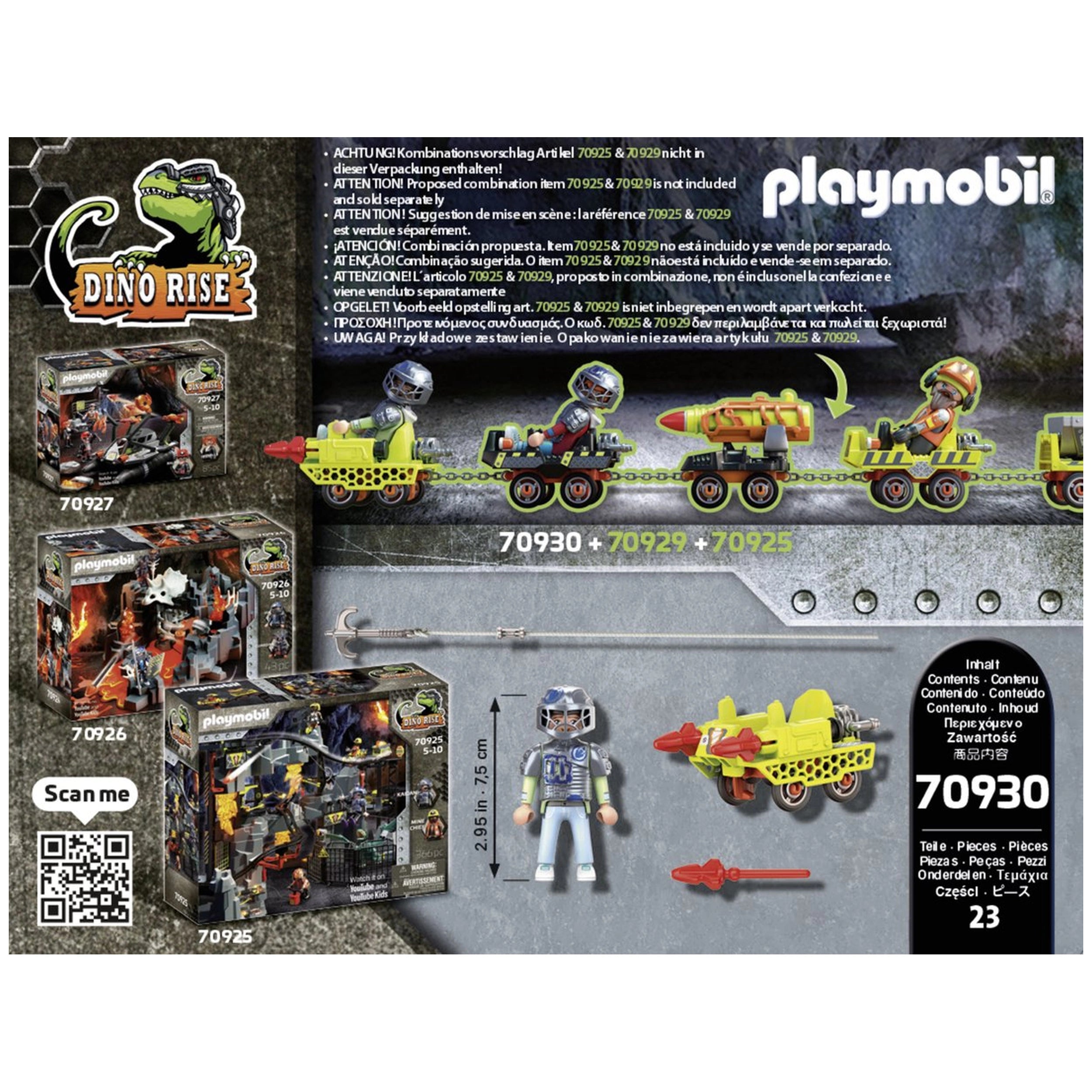 Playmobil Dino Rise Mine Cruiser - 70930