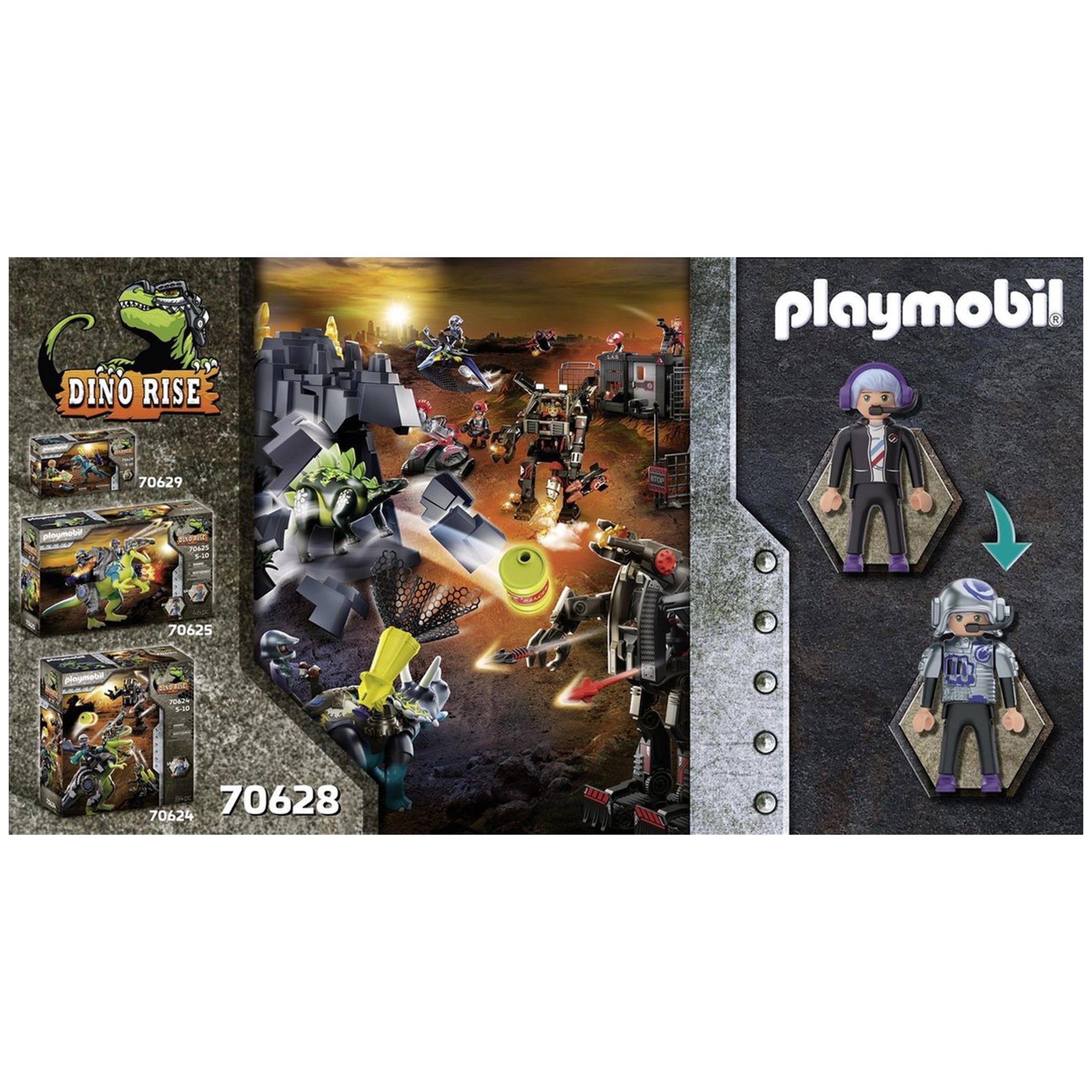 Playmobil Dino Rise Pteranodon Aanval Vanuit De Lucht - 70628