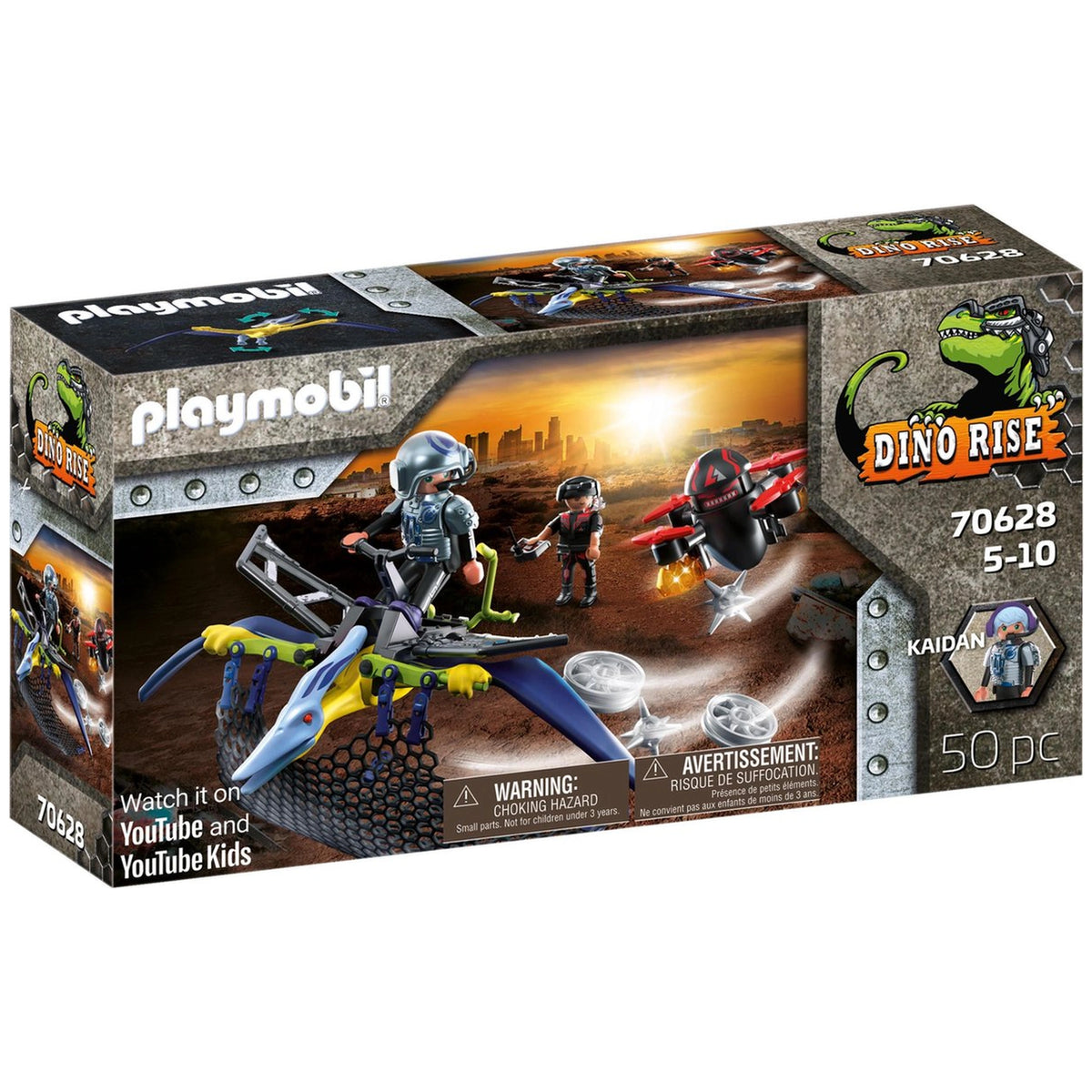 Playmobil Dino Rise Pteranodon Aanval Vanuit De Lucht - 70628