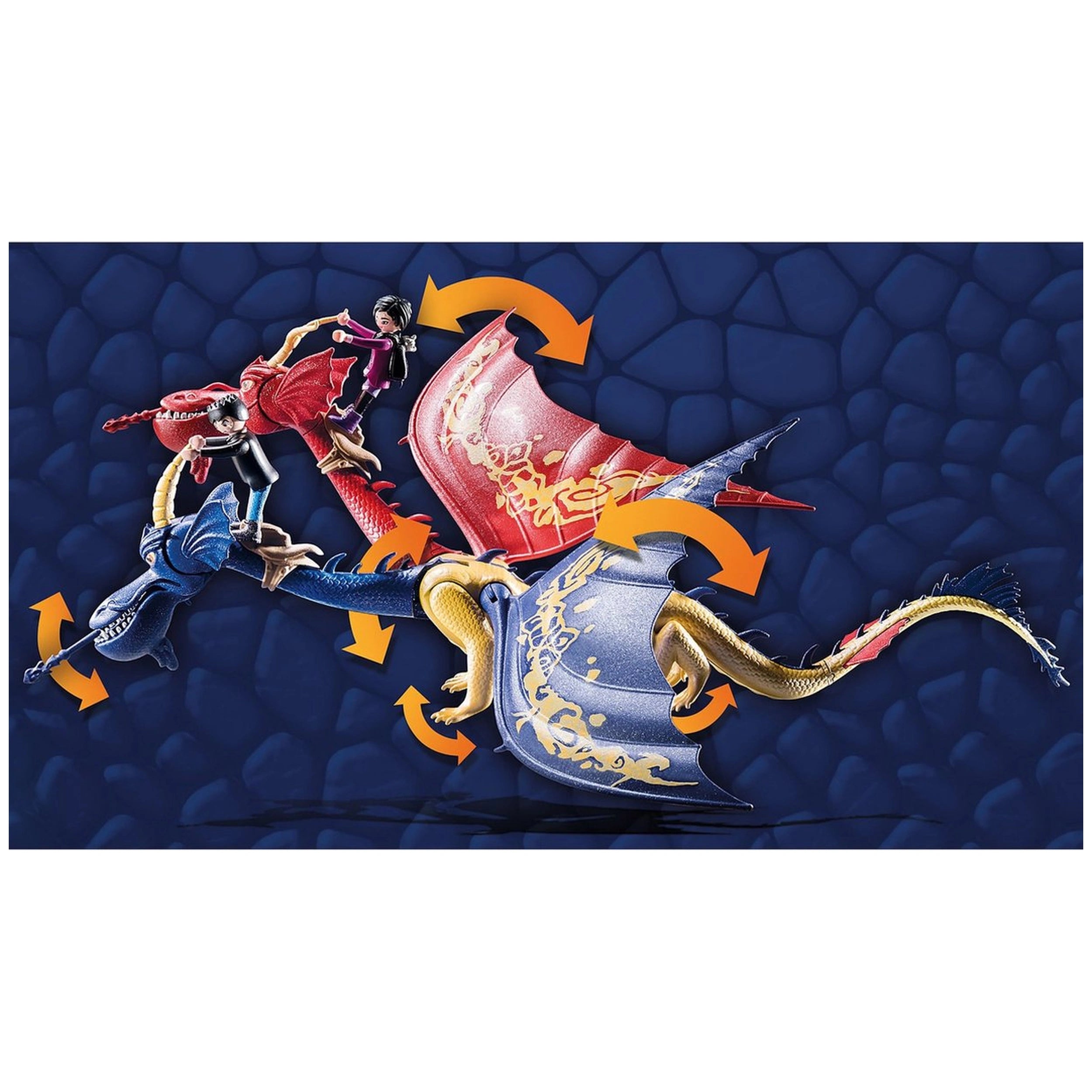 Playmobil Dragons The Nine Realms - Wu And Wei With Jun - 71080
