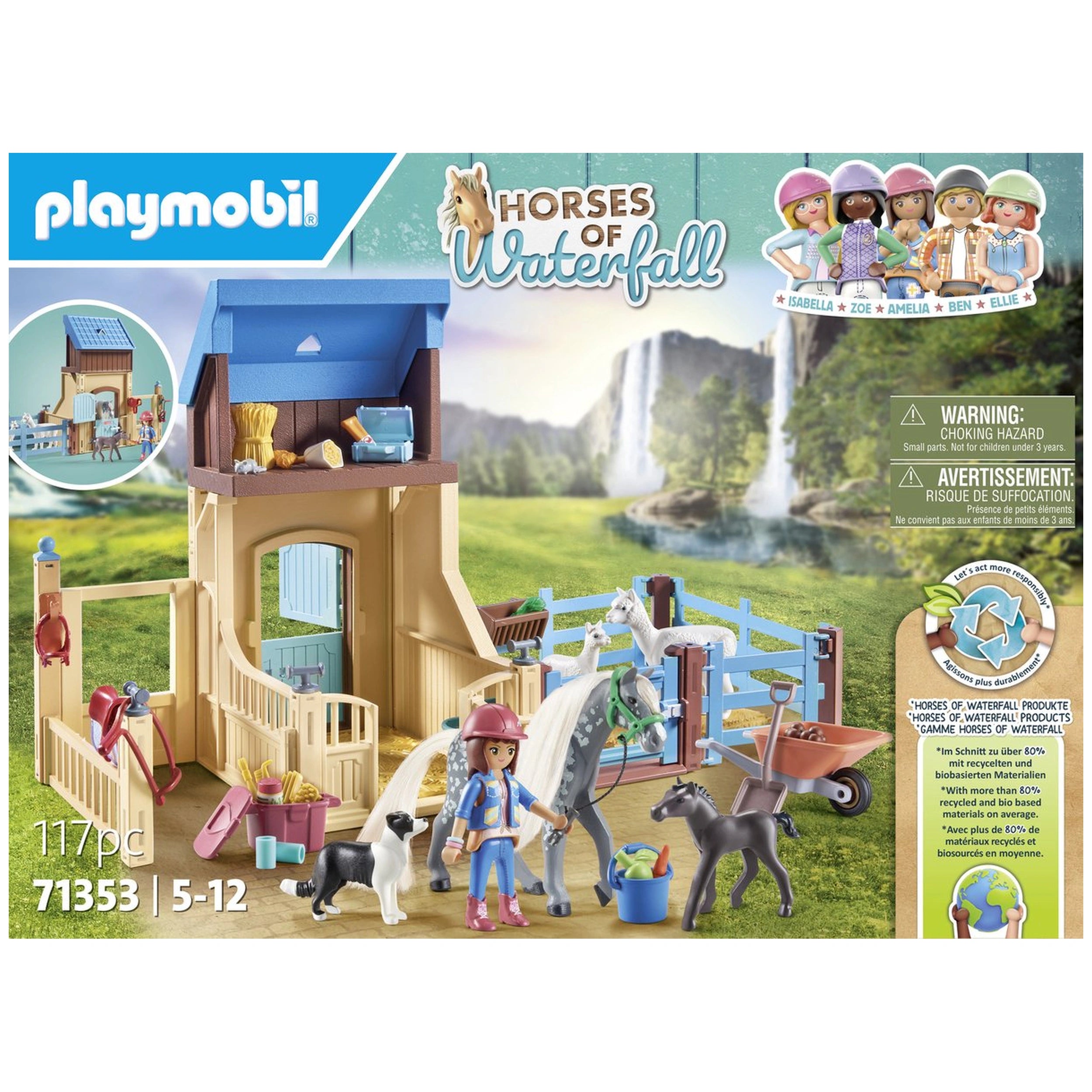 Playmobil Horses Of Waterfall Amelia And Whisper Playset - 71353