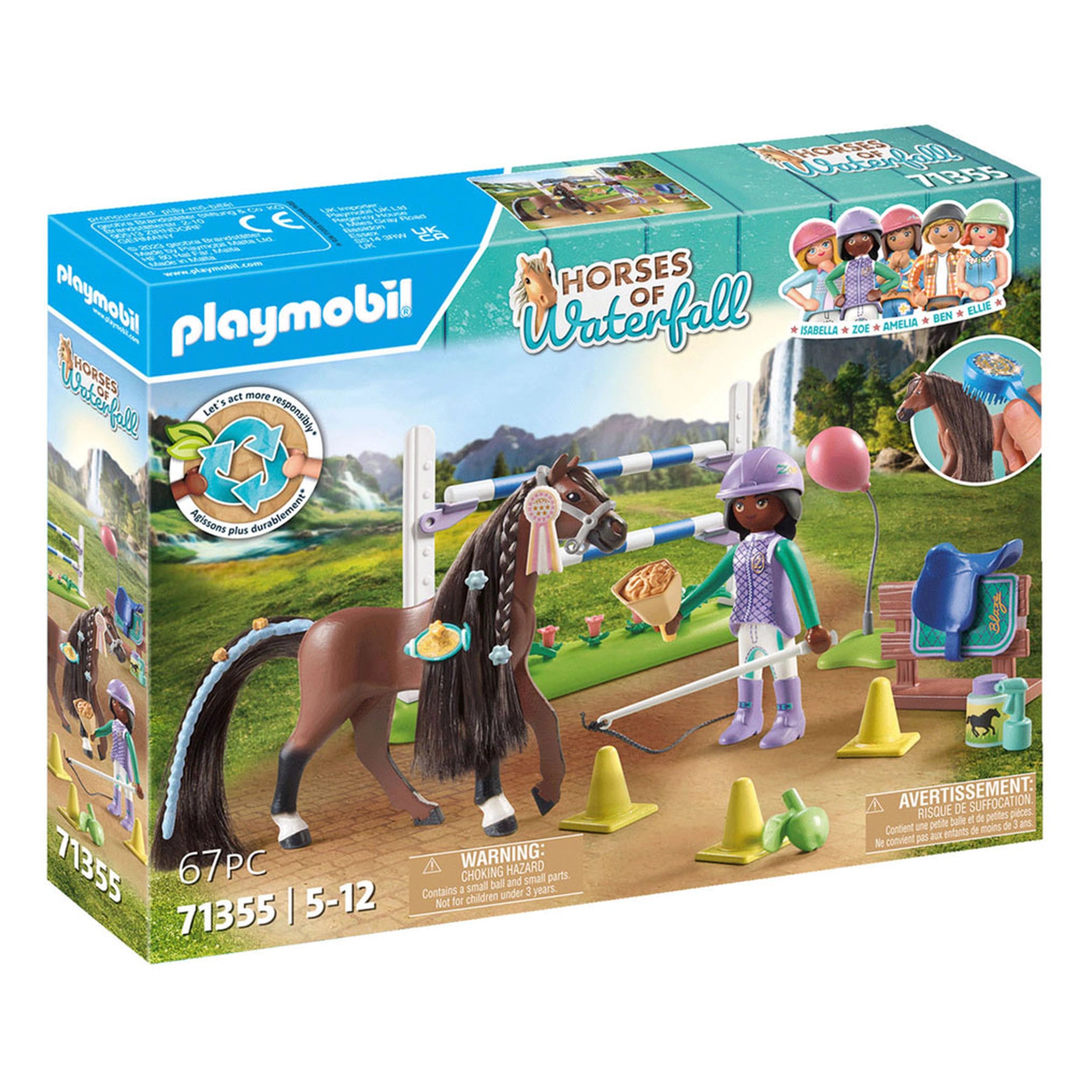 Playmobil Paarden Van Waterval Zoe En Blaze Speelset - 71355