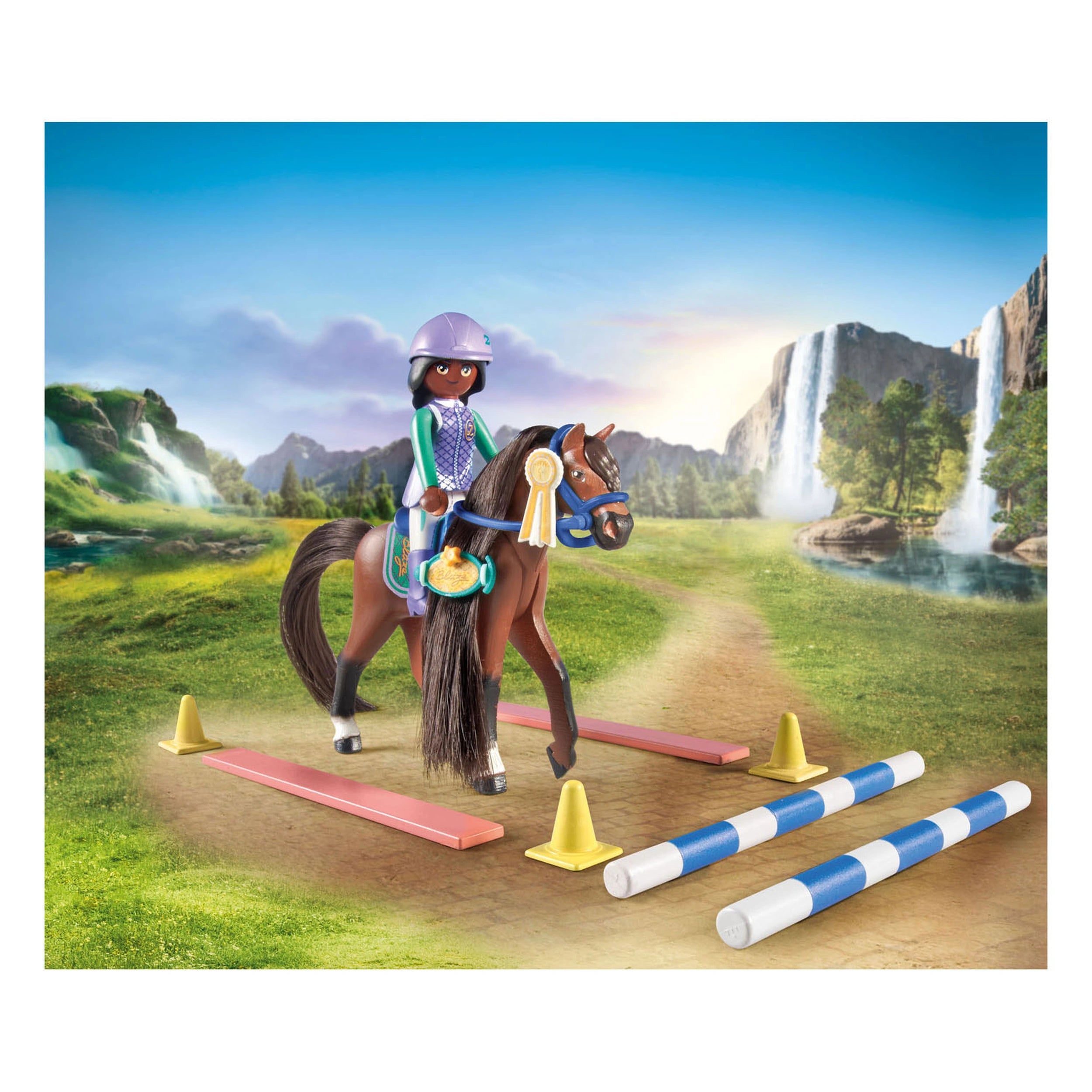 Playmobil Paarden Van Waterval Zoe En Blaze Speelset - 71355