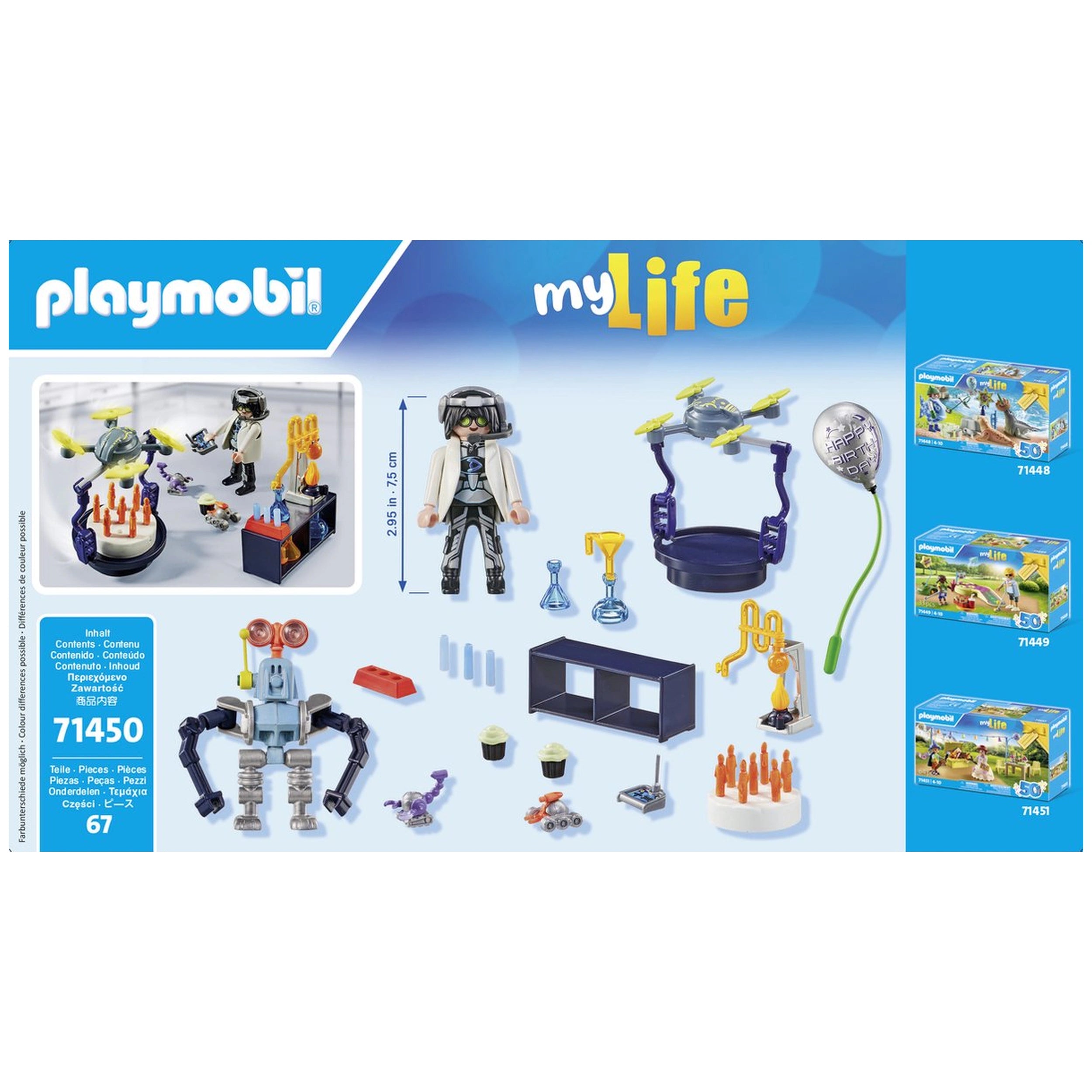 Playmobil My Life Researchers With Robots - 71450