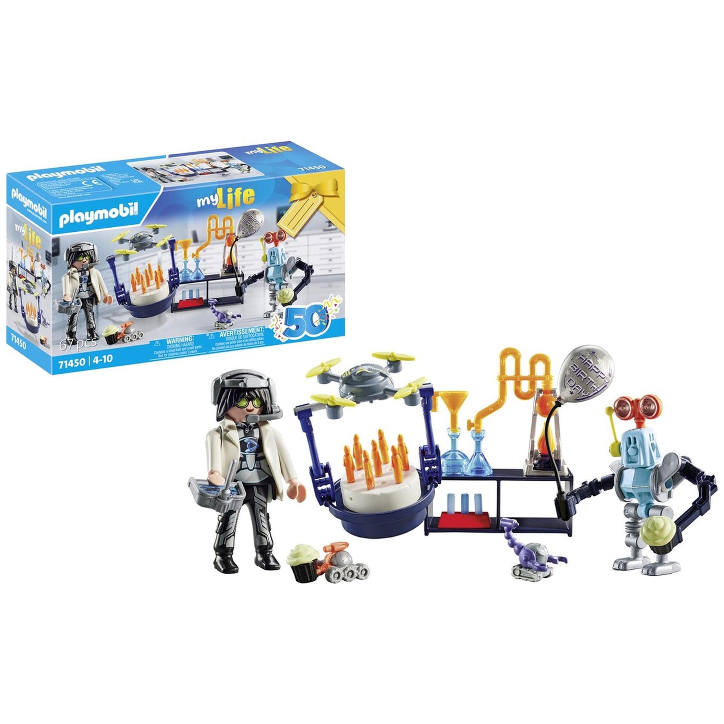 Playmobil My Life Researchers With Robots - 71450