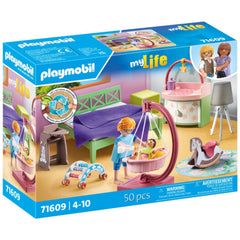 Playmobil My Life Sleeping Room With Baby Play Corner - 71609