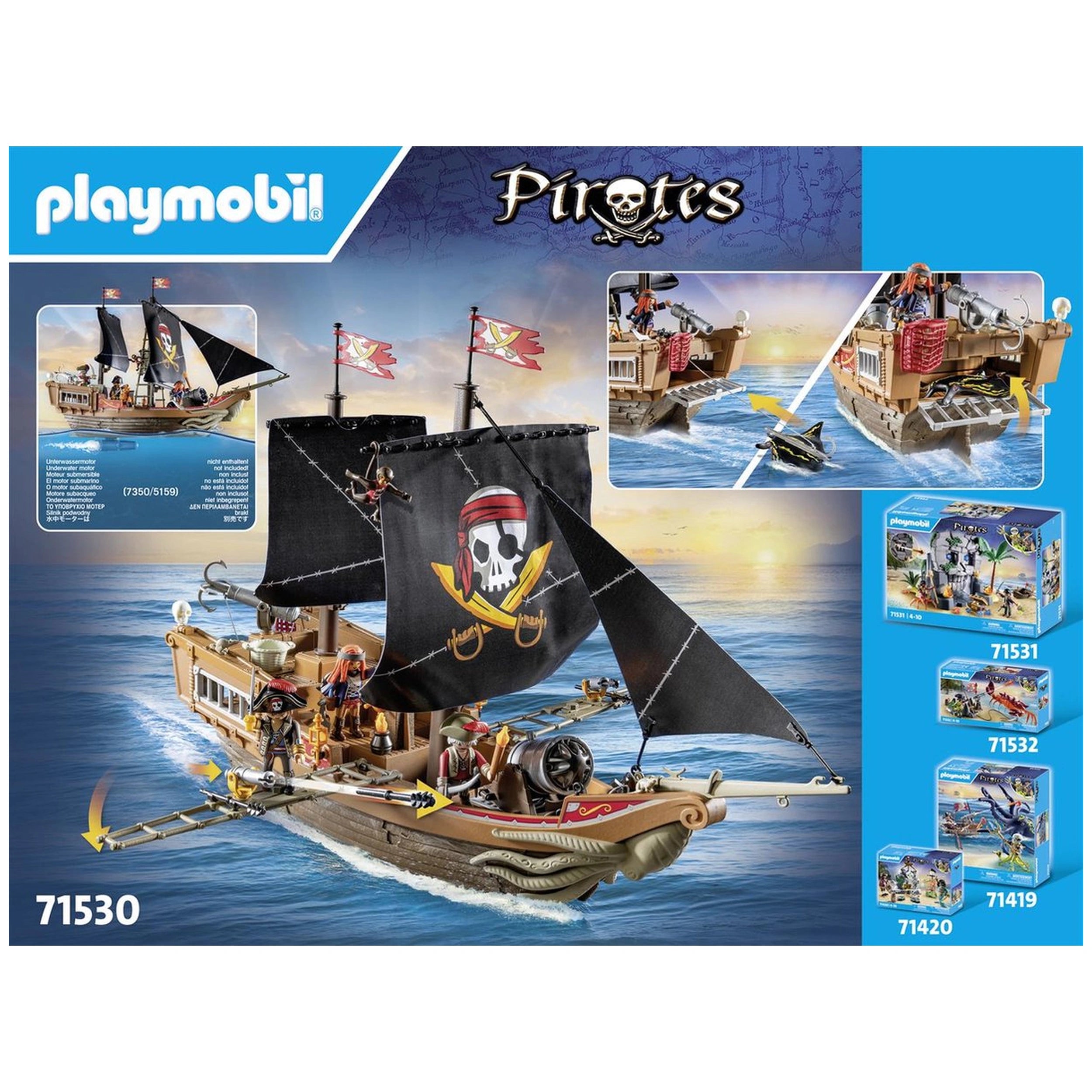 Playmobil Piraten Groot Piratenschip - 71530