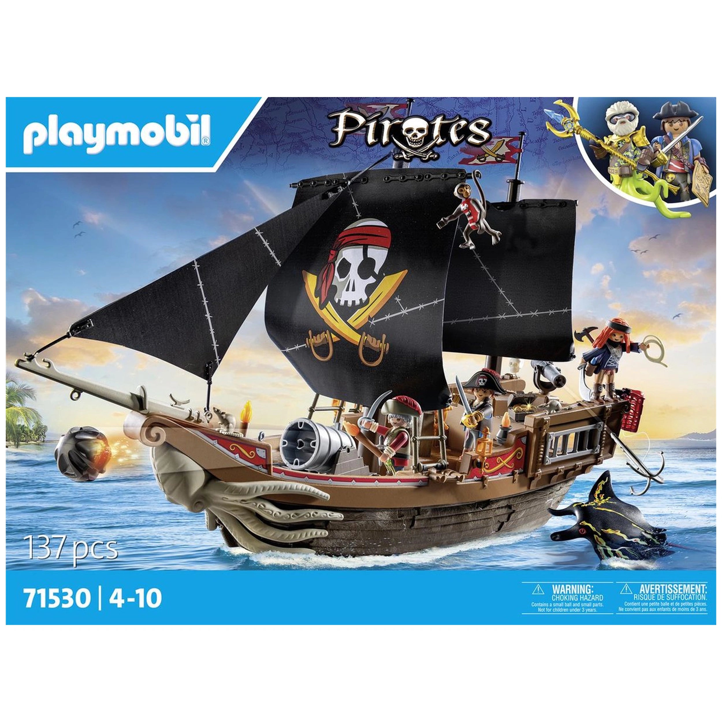 Playmobil Piraten Groot Piratenschip - 71530