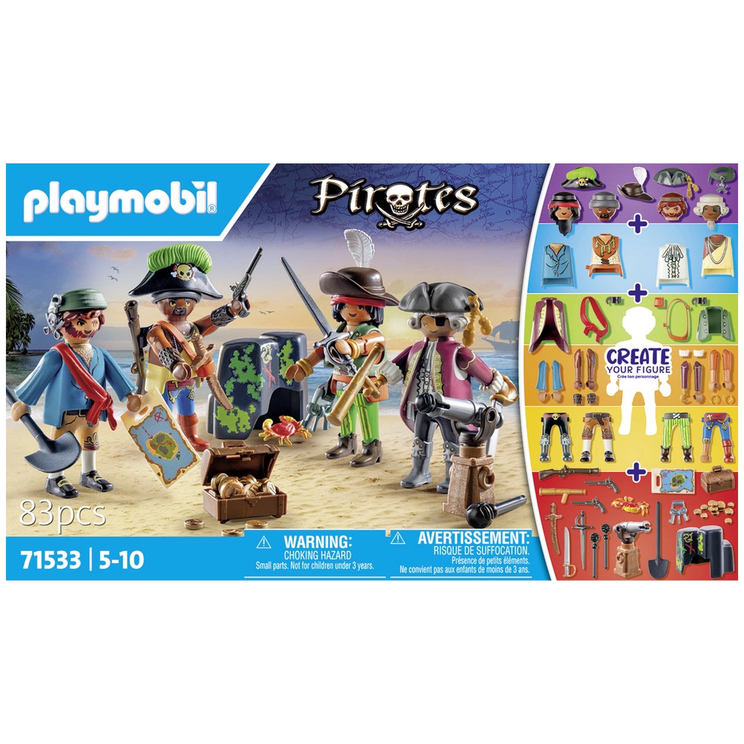 Playmobil Pirates My Figures: Pirates - 71533