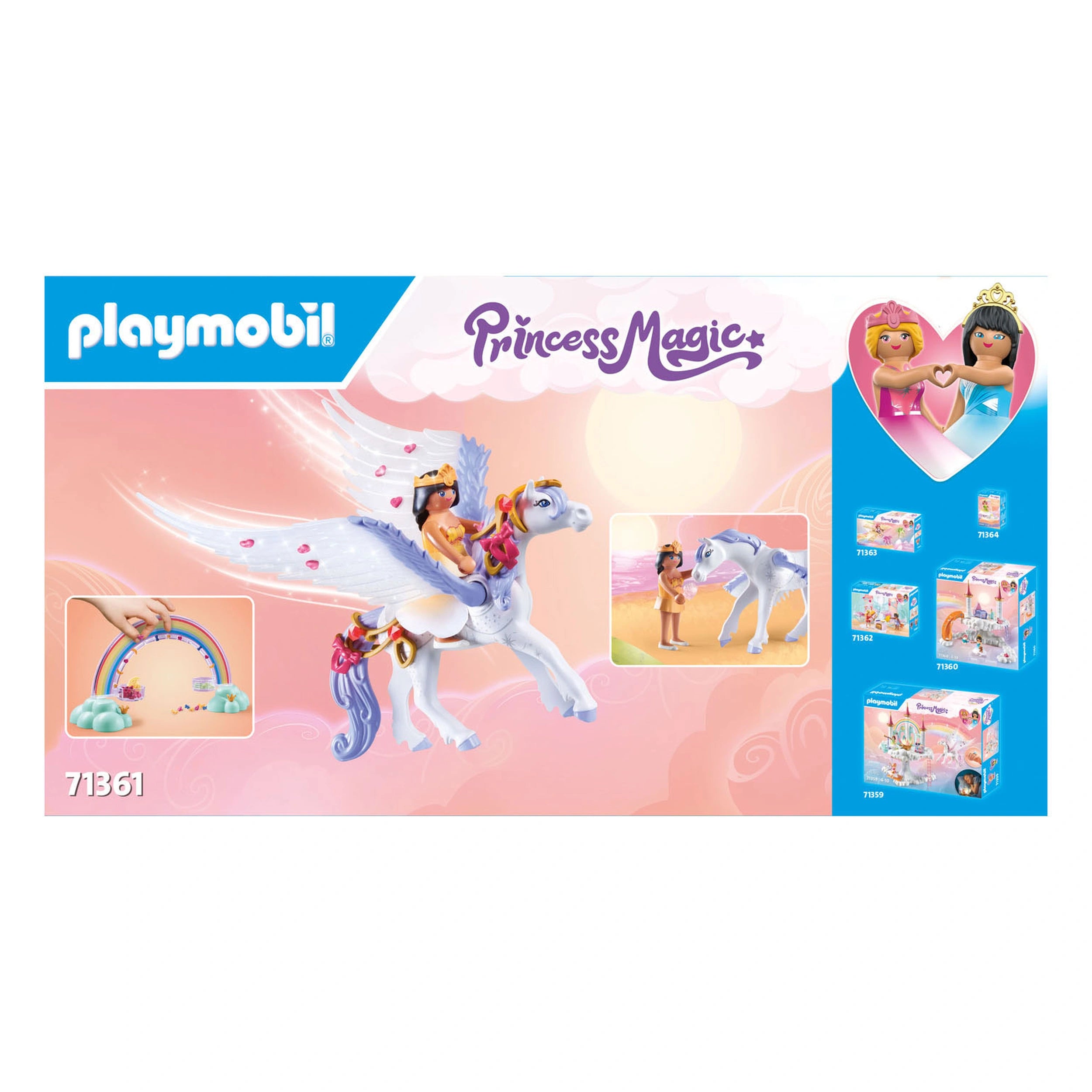 Playmobil Prinses Magische Pegasus Met Regenboog - 71361