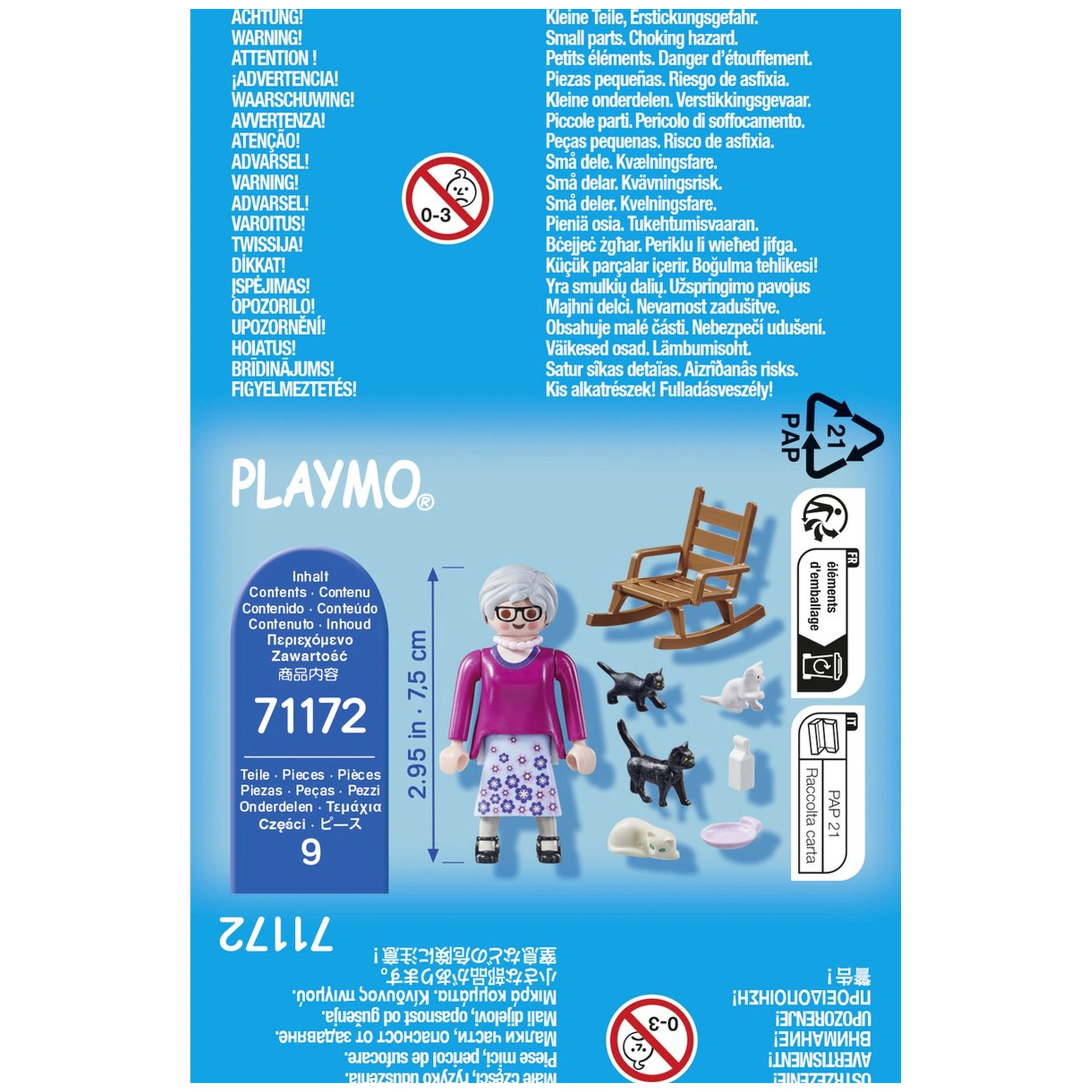 Playmobil Specials Oma Met Katten - 71172