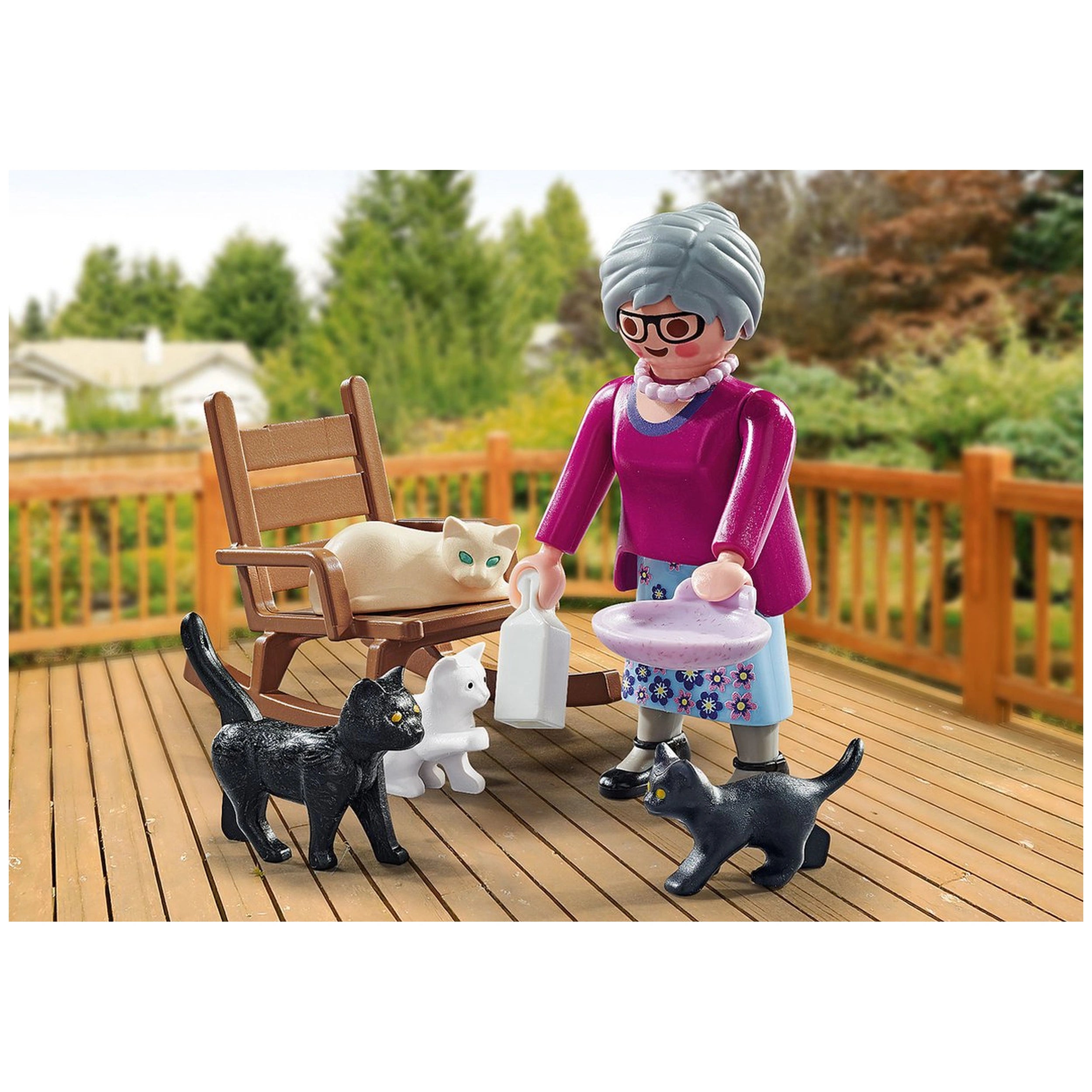 Playmobil Specials Oma Met Katten - 71172