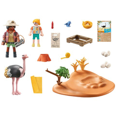 Playmobil Wiltopia Bezoek aan Papa Struisvogel - 71296