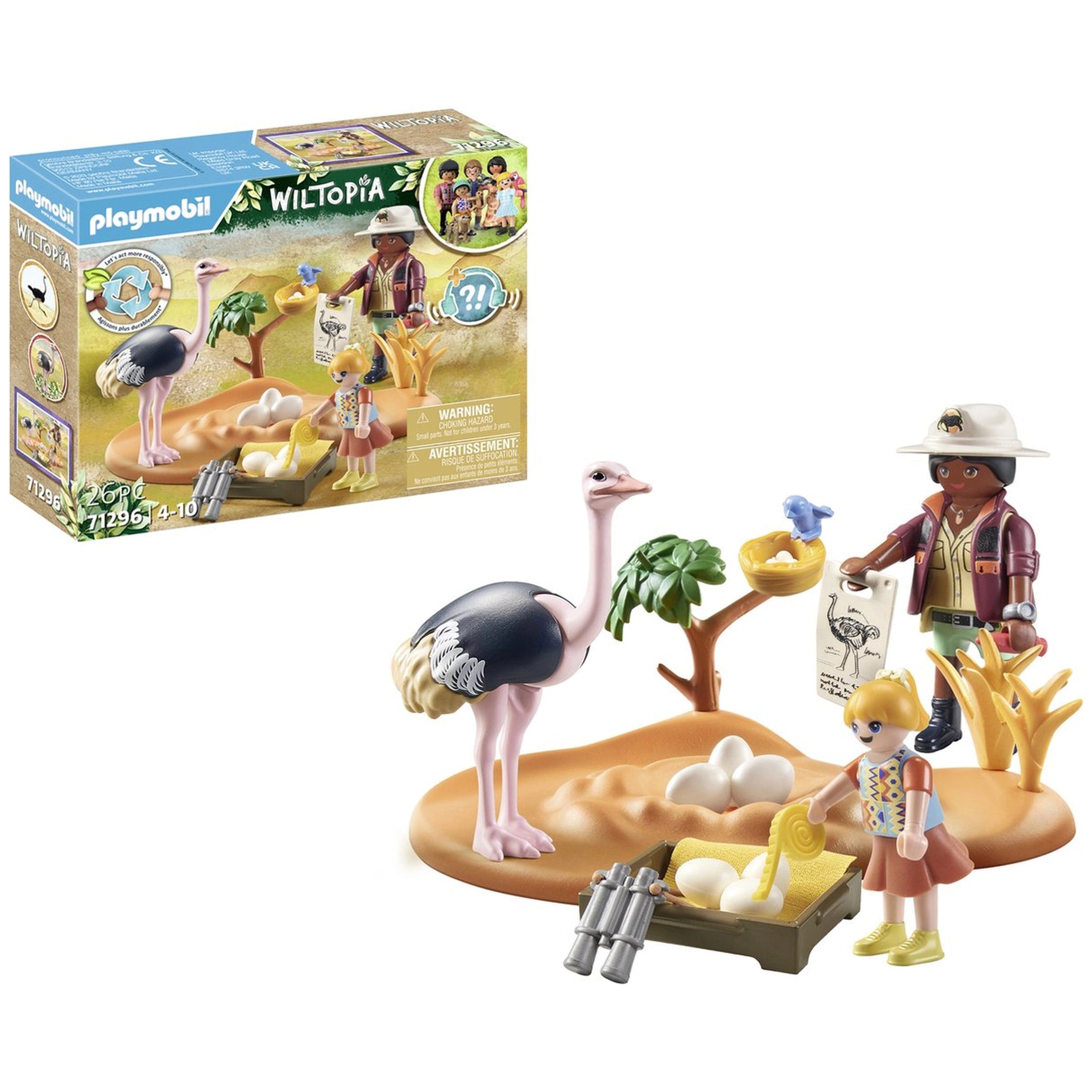 Playmobil Wiltopia Bezoek aan Papa Struisvogel - 71296