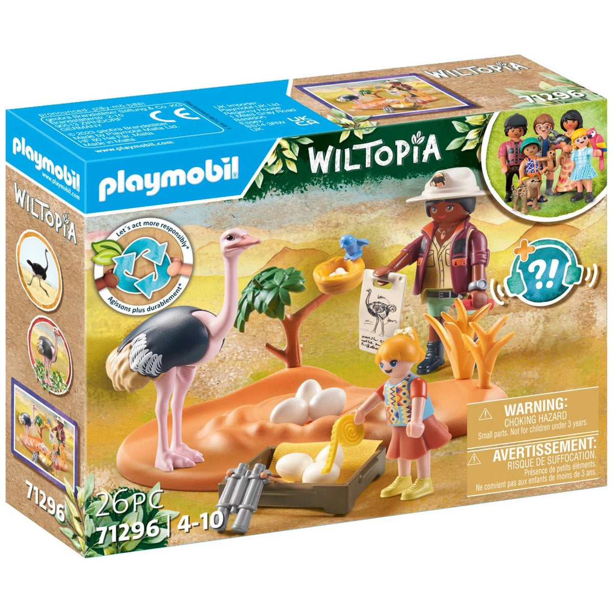 Playmobil Wiltopia Bezoek aan Papa Struisvogel - 71296