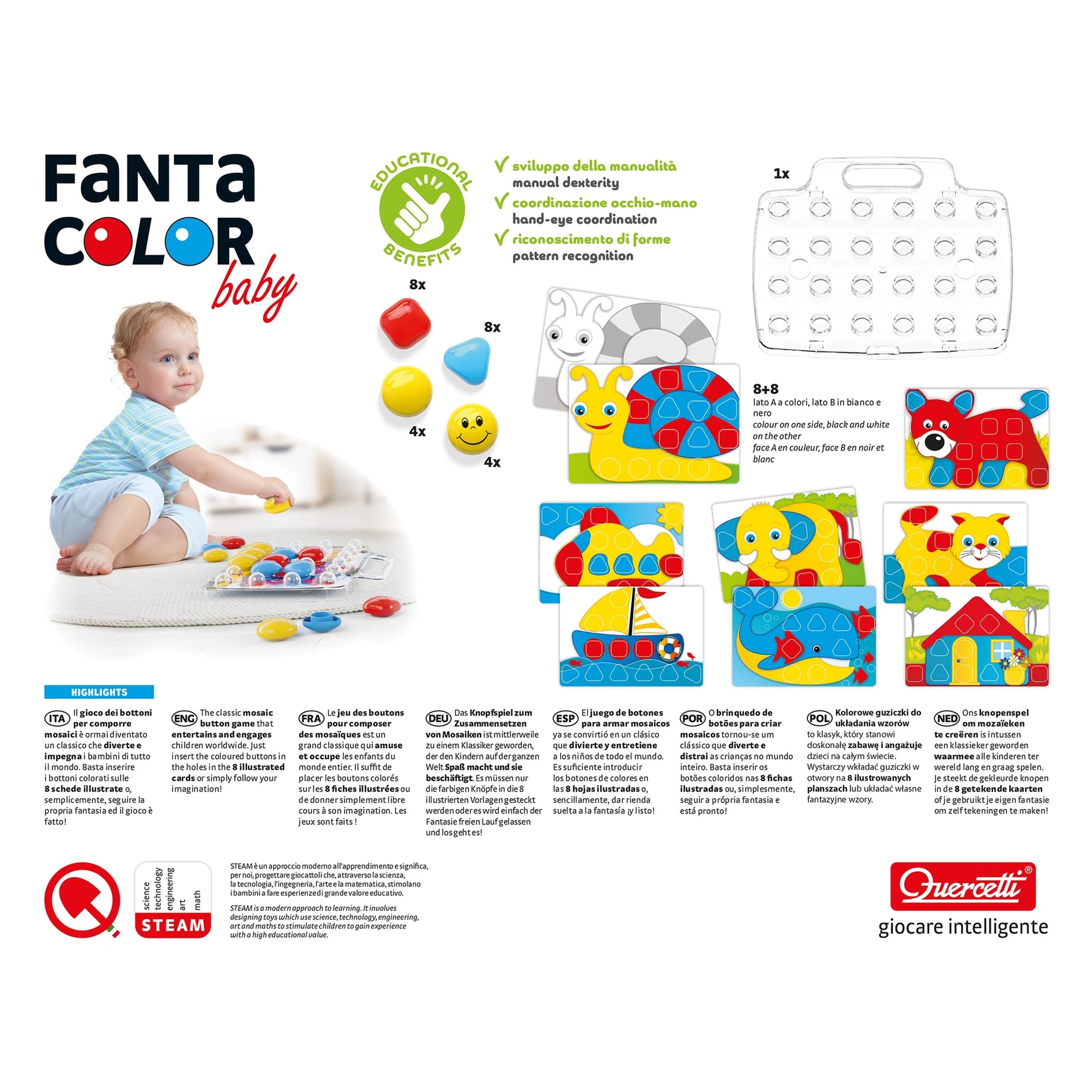 Quercetti FantaColor Baby - Baby Activity Toys