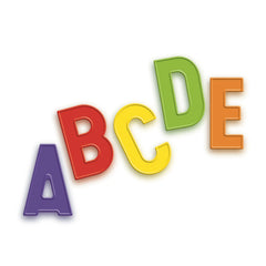 Quercetti Magnetic Letters Refill - Educational Toys