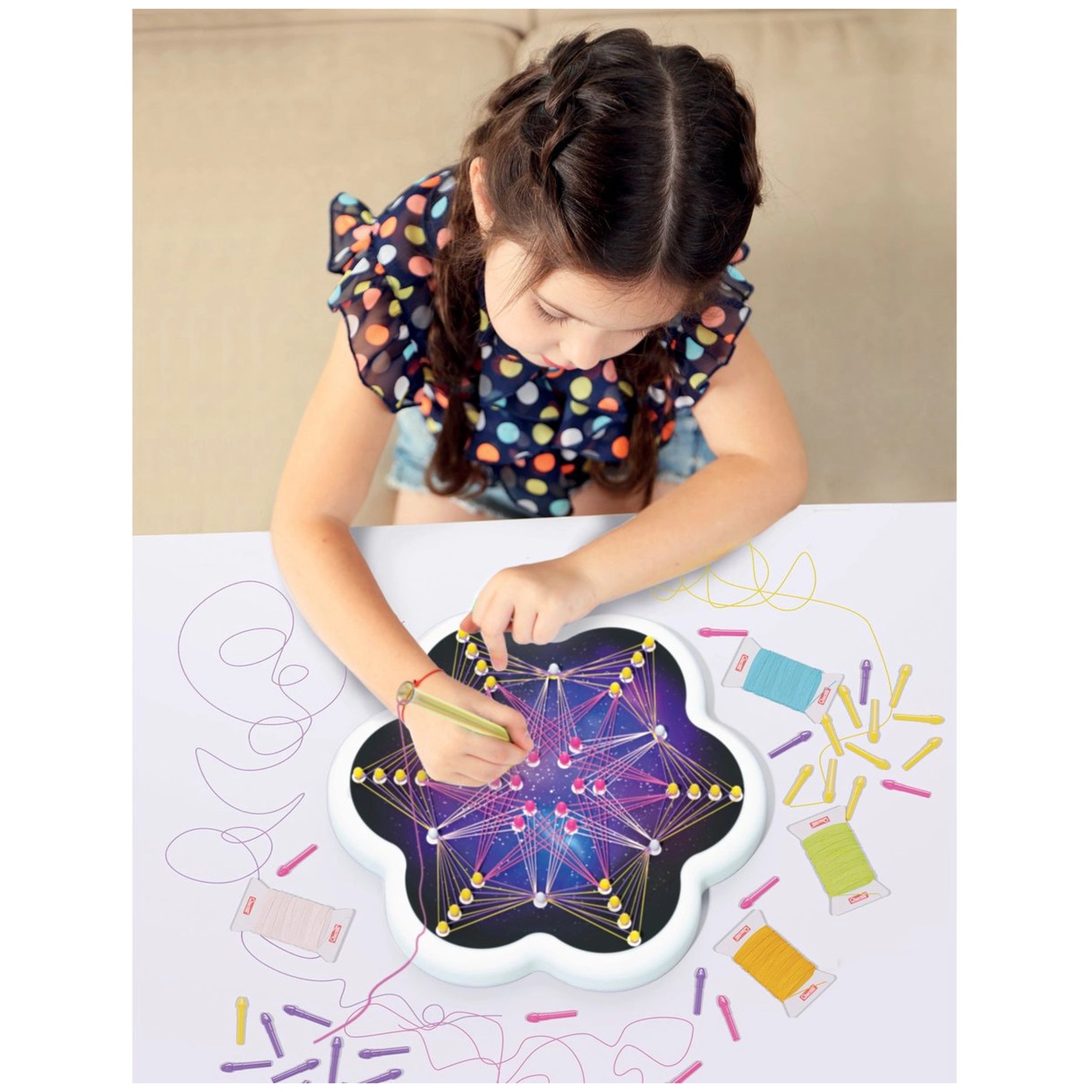 Quercetti StringArt Mandale Creative Play - Arts & Crafts
