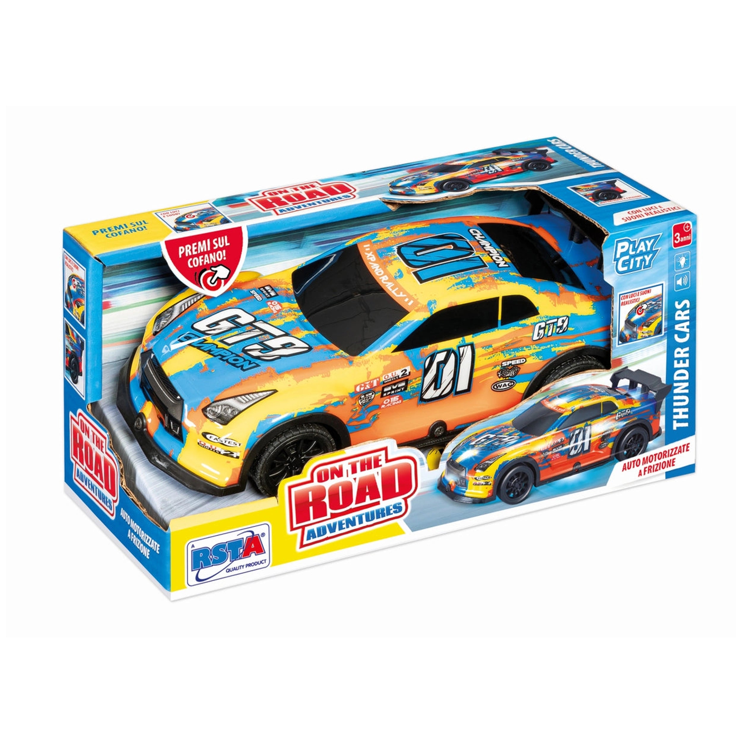 RS Tots - On The Road Adventure Play City Thunder Cars - Play Vehicles