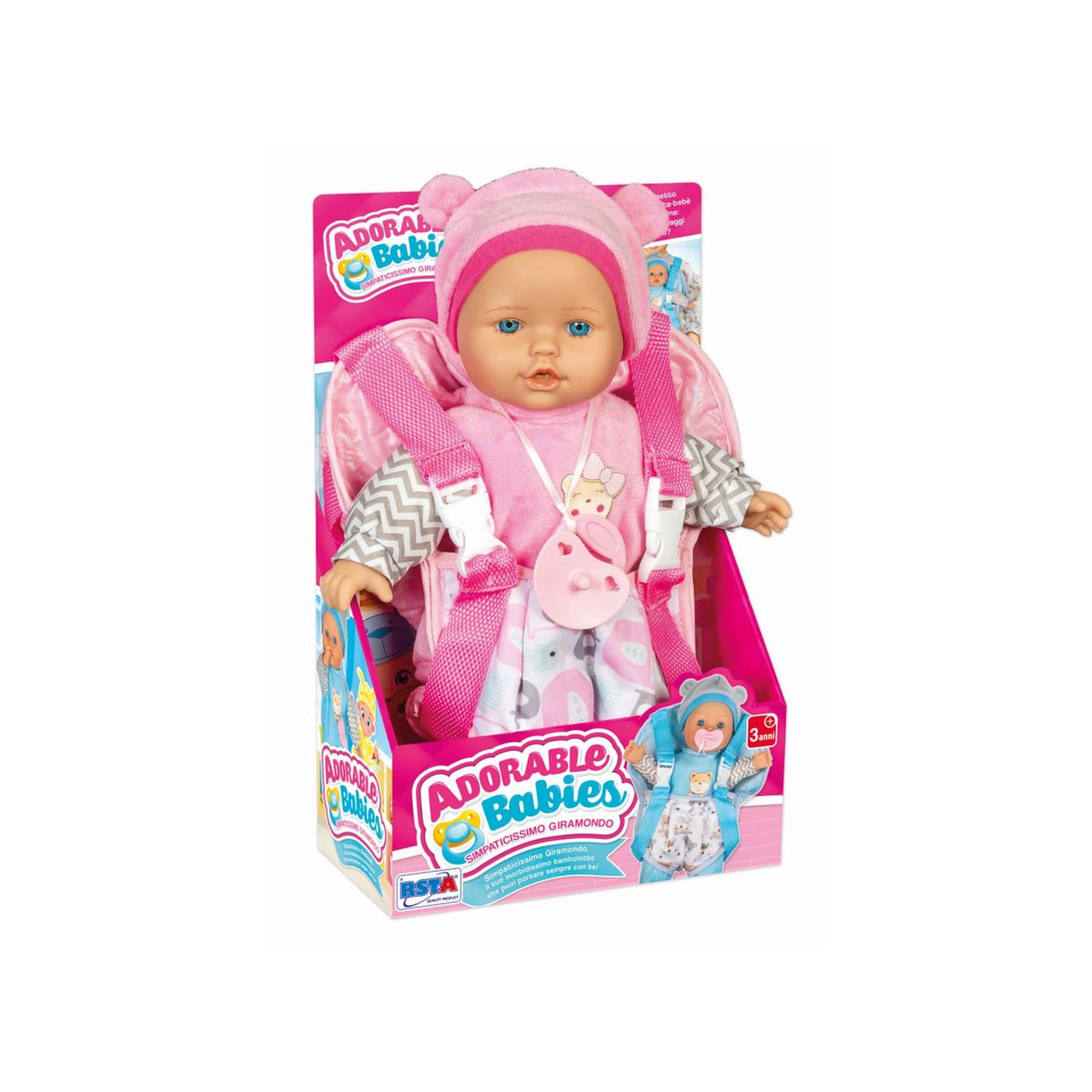 RS Toys - Schattige Babypop - Poppen Speelsets Speelfiguren