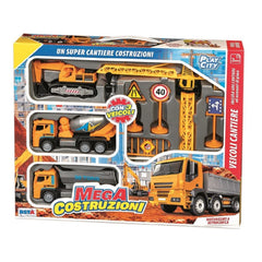 RS Toys - Mega Constructie Speelstad Super Constructievoertuigen - Speelvoertuigen
