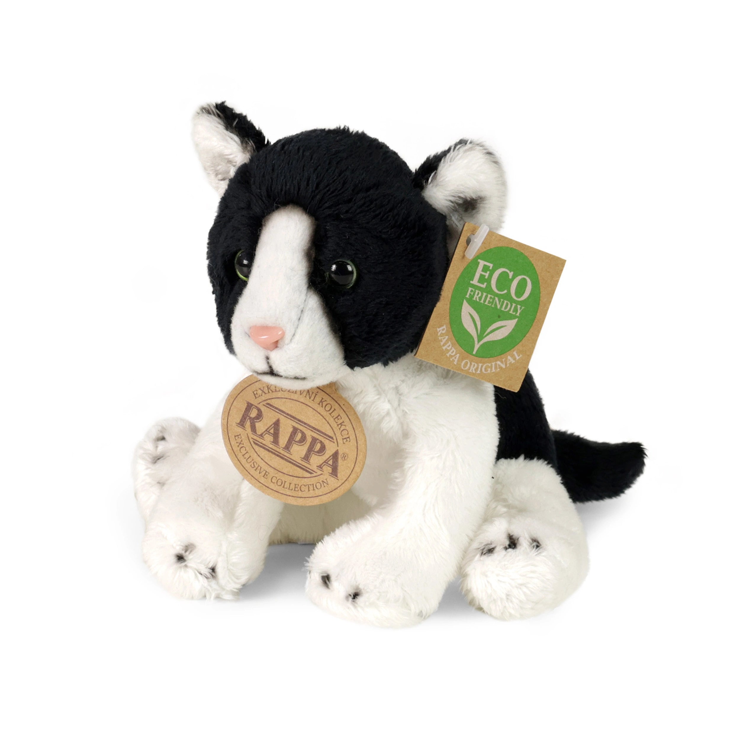 Rappa - Pluche katten assorti 14 cm ECO-VRIENDELIJK - Knuffeldieren