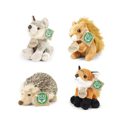 Rappa - Pluche bosdieren assorti 15 cm ECO-F. - Knuffeldieren