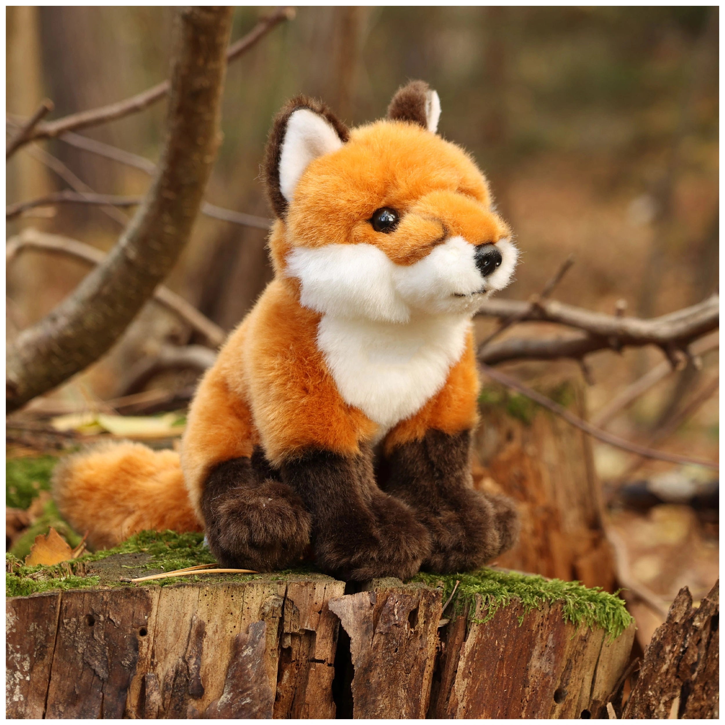 Rappa - Plush fox 18 cm ECO-FRIENDLY - Stuffed Animals