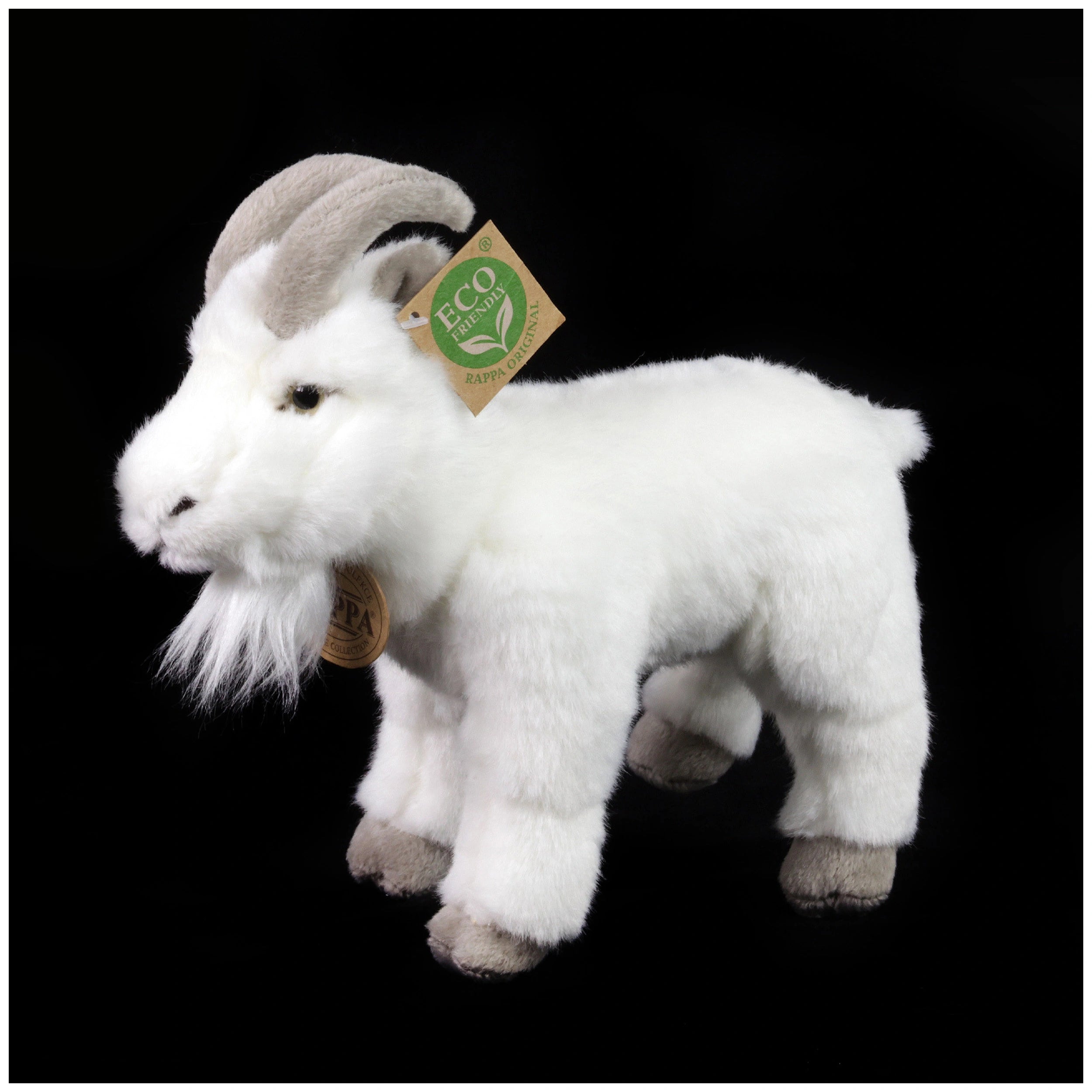 Rappa - Pluche geit 20 cm ECO-VRIENDELIJK - Knuffeldieren