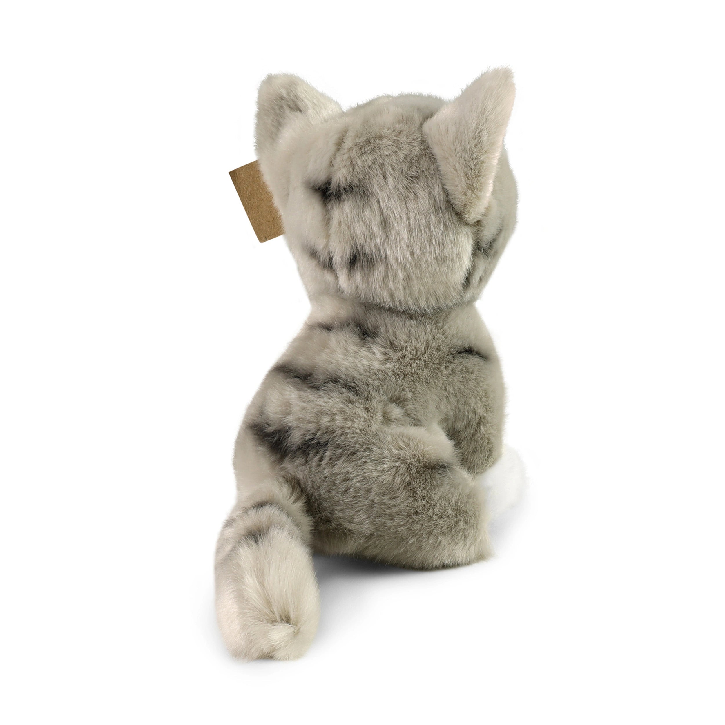 Rappa - Plush grey cat 18 cm ECO-FRIENDLY - Stuffed Animals