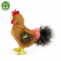 Rappa - Pluche haan 33 cm ECO-VRIENDELIJK - Knuffeldieren