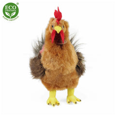 Rappa - Pluche haan 33 cm ECO-VRIENDELIJK - Knuffeldieren