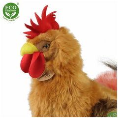 Rappa - Pluche haan 33 cm ECO-VRIENDELIJK - Knuffeldieren