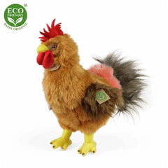 Rappa - Pluche haan 33 cm ECO-VRIENDELIJK - Knuffeldieren