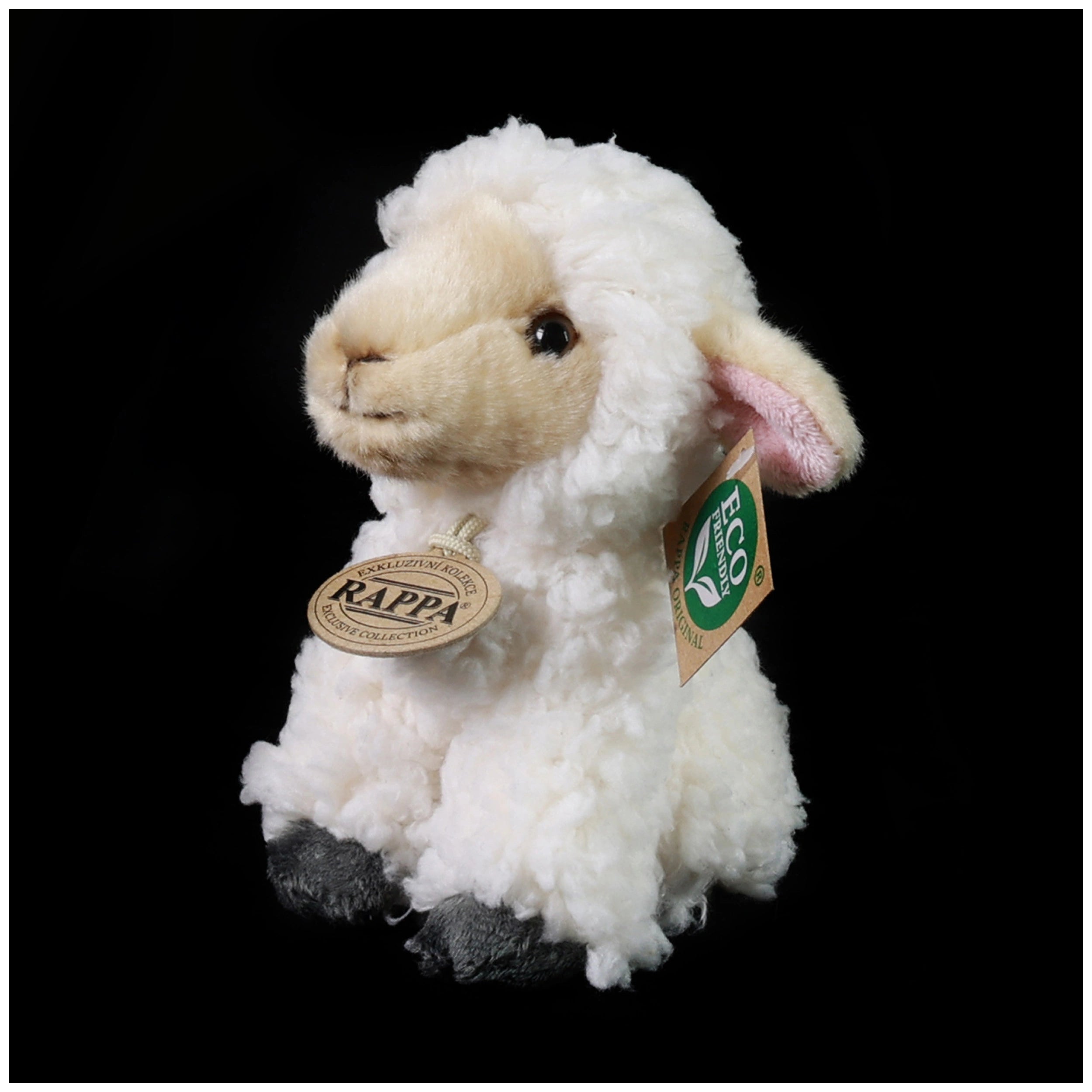 Rappa - Plush sheep 16 cm ECO-FRIENDLY - Stuffed Animals