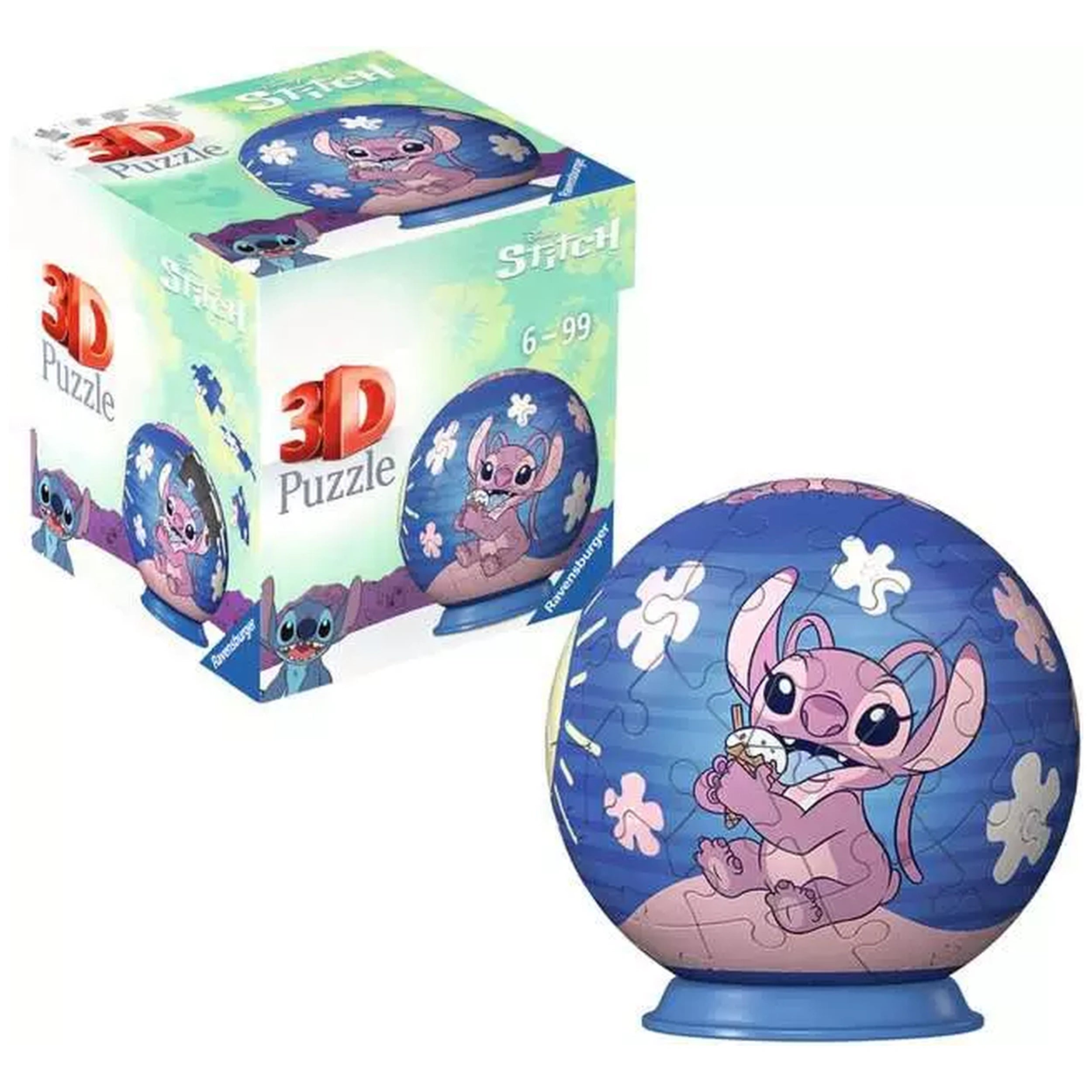 Ravensburger - 3D-Puzzelbal-Disney-Angel-Actie-Speelfiguren